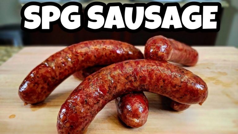SPG Sausage – Homemade Sausage Recipe Perfect For Beginners – Smokin’ Joe’s Pit BBQ