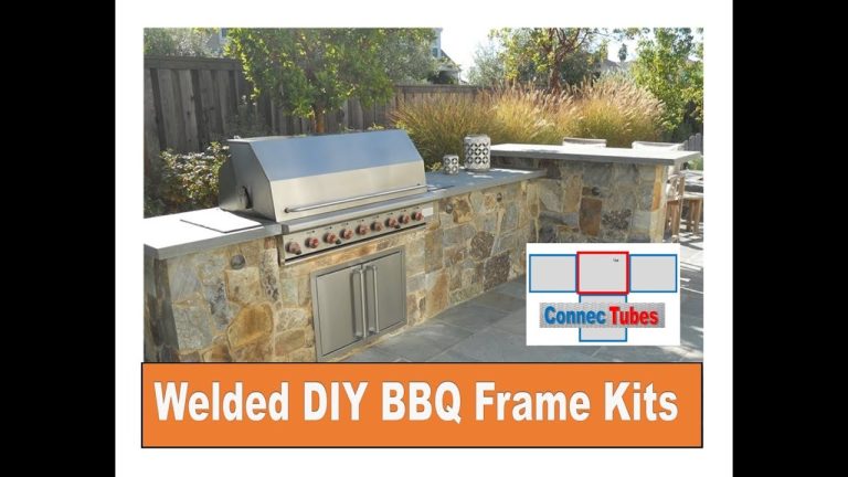 Welded DIY BBQ Island Frame Kits Without Welding