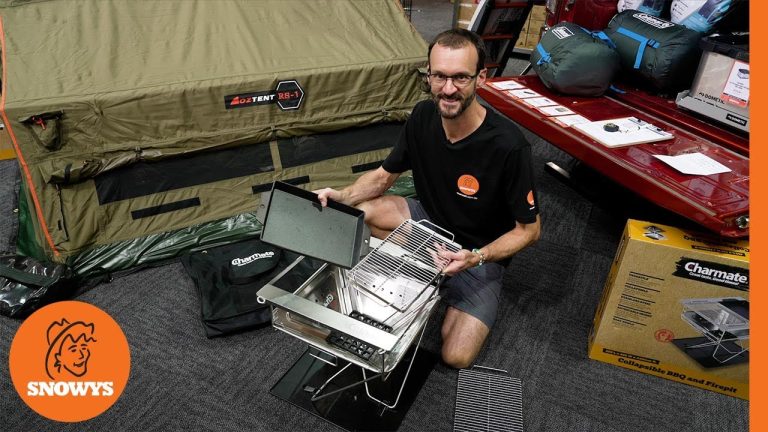 Charmate Collapsible BBQ & Firepit with Hotplate & Grill – Features