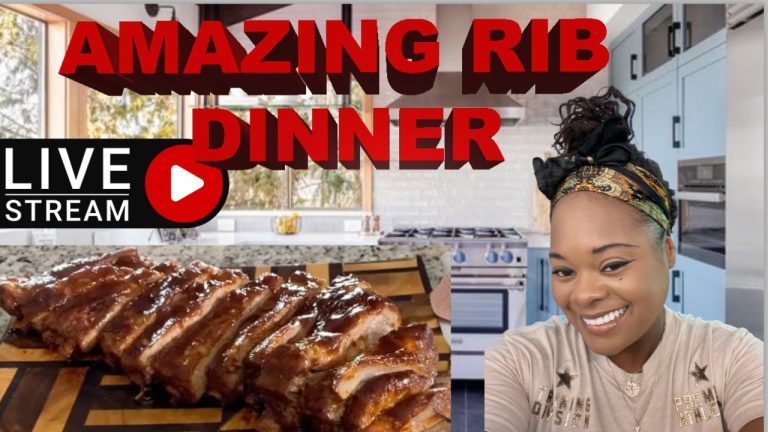 In The Kitchen With Gina Young Is going live! Cooking BBQ Ribs Tutorial
