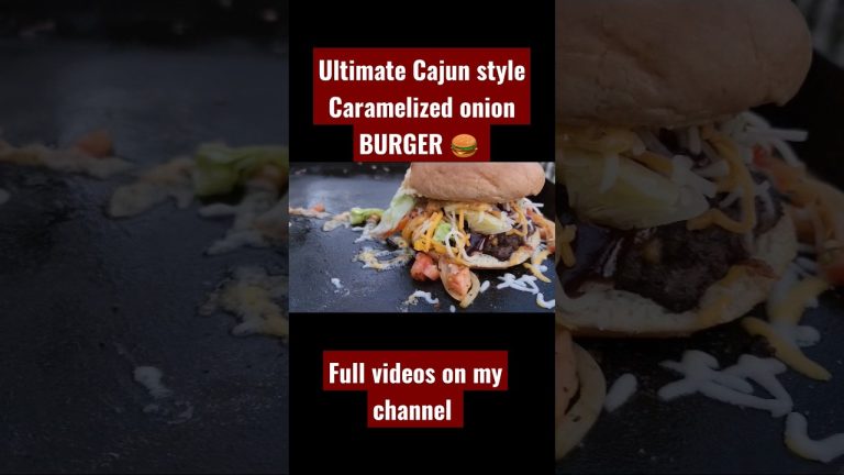How to make Cajun style BBQ Burgers ASMR
