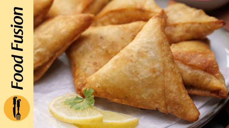 Grilled BBQ Chicken Cheese Samosa Recipe by Food Fusion