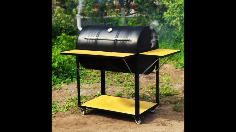 Old rusty barrel? No! It’s a new awesome grill for BBQ.