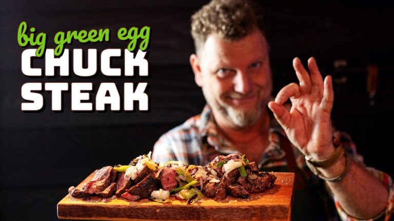 Chuck steaks grillen op de Big Green Egg!