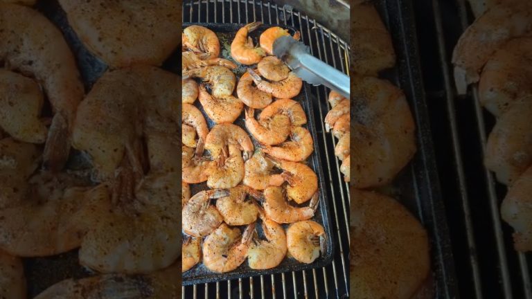 BBQ Shrimp – Ugly Drum Smoker #bbq #uglydrumsmoker #smokedmeats #shrimp #seafood