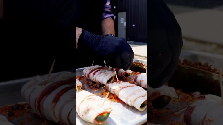 Cheeseburger Stuffed Pickles #pickles #recipe #bbq