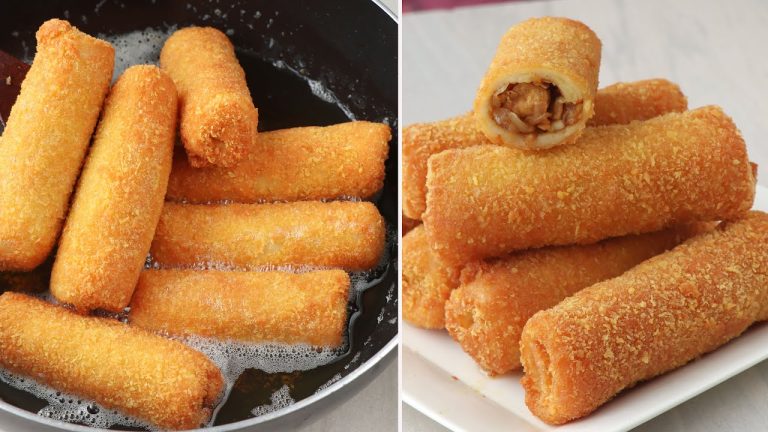 চিকেন রোল রেসিপি, টিফিনে বাচ্চারা এই রোল খেয়ে চমকে যাবে। Chicken Roll Recipe | Tiffin Recipe | Roll