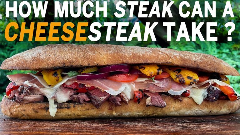GRILLED CHEESESTEAK STEAK SUPREME | Recipe | BBQ Pit Boys