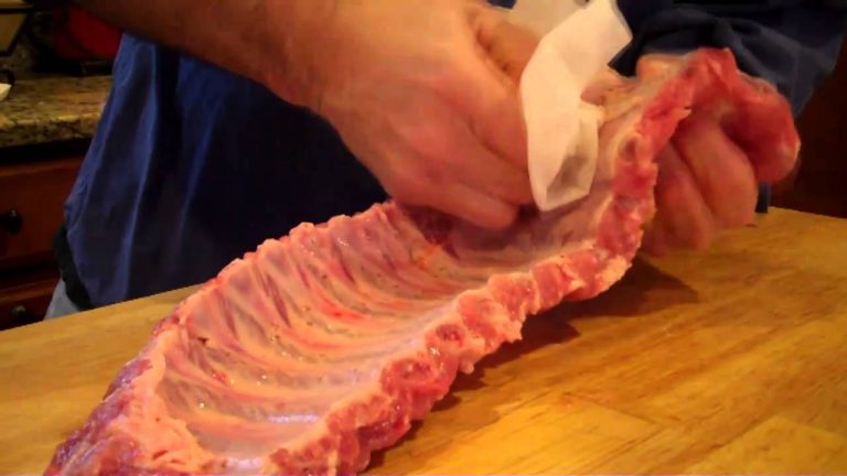 Easy BBQ Rib Skin Removal Trick