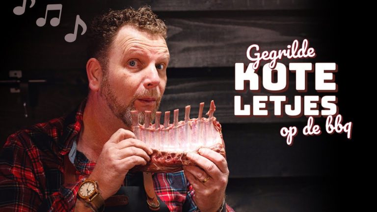 Zéér goed te pruimen LAMSKOTELETJES van de BBQ!