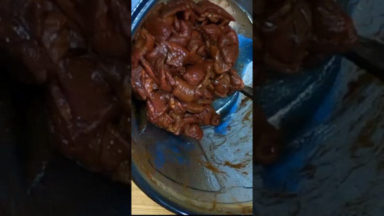 Alabama Style Spicy BBQ jerky  Recipe #shorts