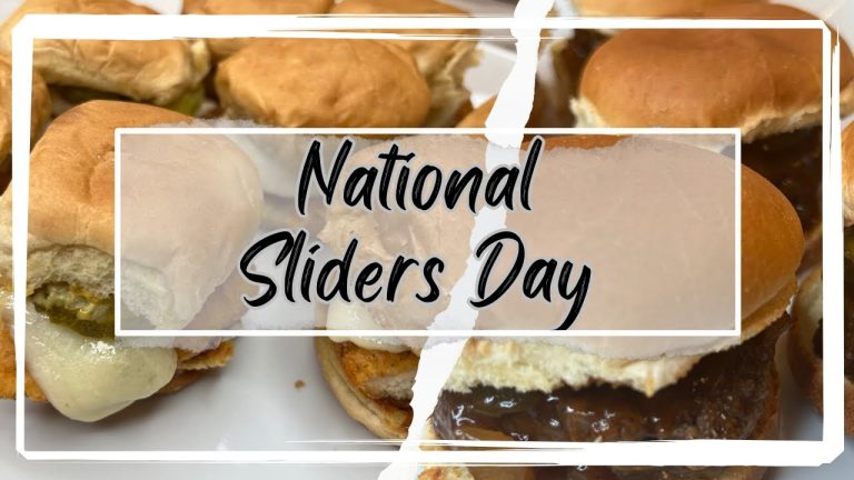National Sliders Day//Crispy Chicken Sliders//Spicy BBQ Whiskey Sliders//Collaboration