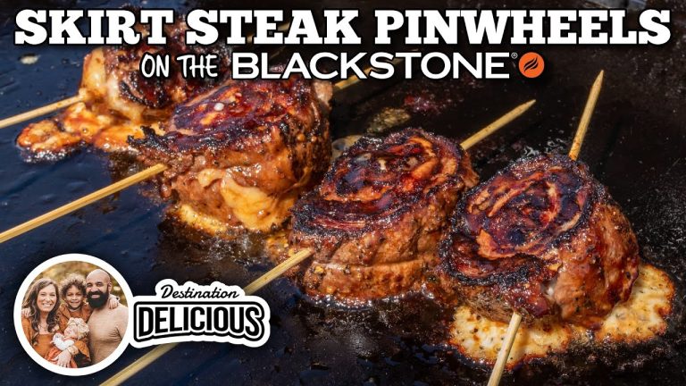 BBQ Skirt Steak Pinwheels | Blackstone Griddles