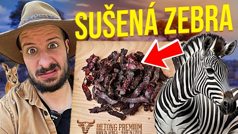 OCHUTNAL JSEM sušené ZEBŘÍ MASO! 🦓  | Biltong Premium l MAD BBQ
