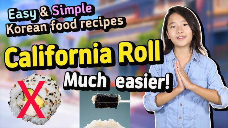 Korean California Roll   [Easy & Simple Recipes] – Korean foodcookingRecipes