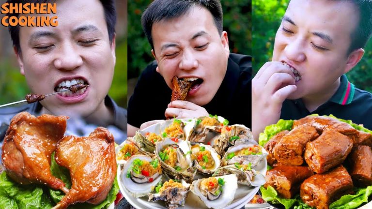 Everything Can Grill BBQ | Chinese Food Eating Show | Funny Mukbang ASMR