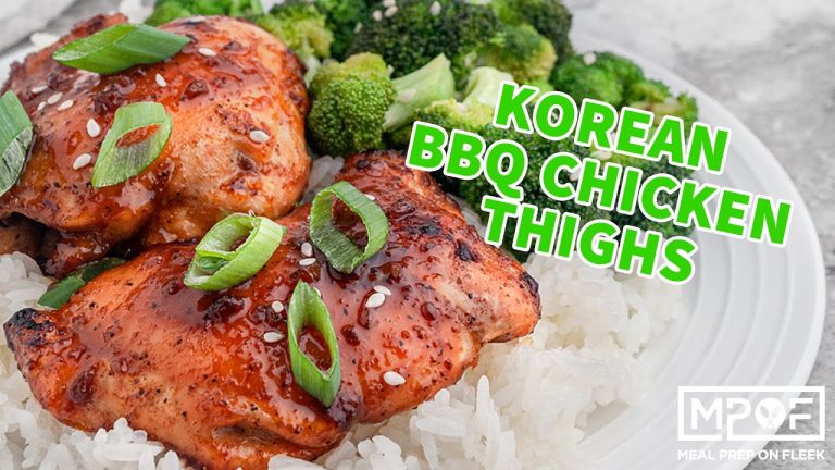 How to Make Korean BBQ Chicken Thighs in the Oven
