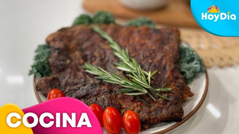 Receta de costillas BBQ de mango y habanero | Hoy Día | Telemundo