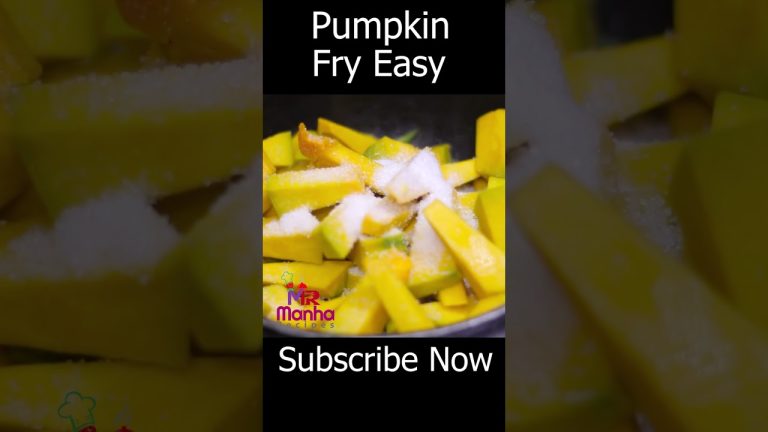 Easy Yummy Pumpkin Fry In Bangali  Recipe | Short Cooking | Manha Recipes | Short | #shortvideo