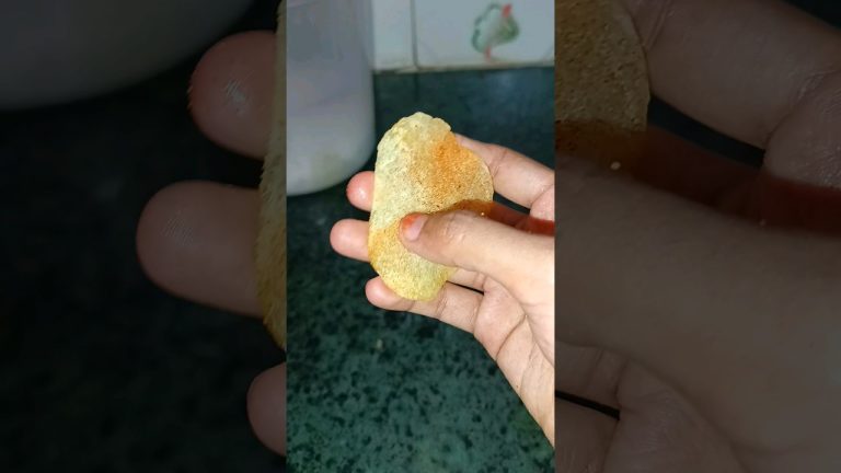 homemade BBQ ki chatpati potato chips 😋 #shortsfeed #viral #shorts #potatostick #alookechips