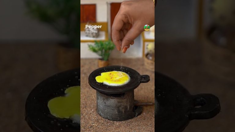 Mini Food Egg Dosa Recipe | Miniature Cooking