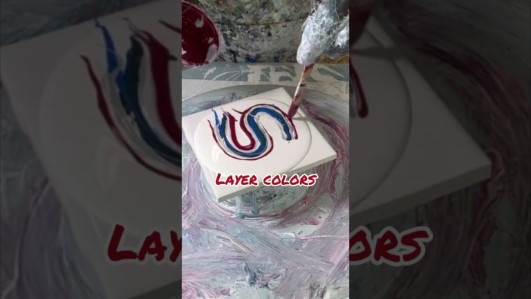 Acrylic Pouring, Abstract Art, Summer BBQ