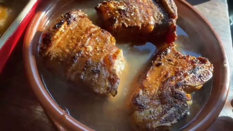 Slow cooked Beef Short Ribs, cider and bbq sauce