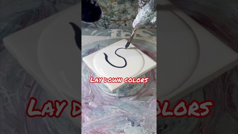 Acrylic Pouring, Abstract Art, Summer BBQ