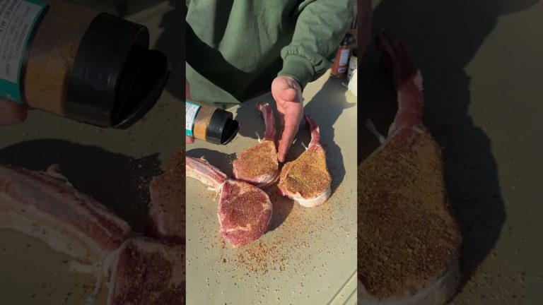 The Ultimate BBQ Experience: Tomahawk Pork Chops
