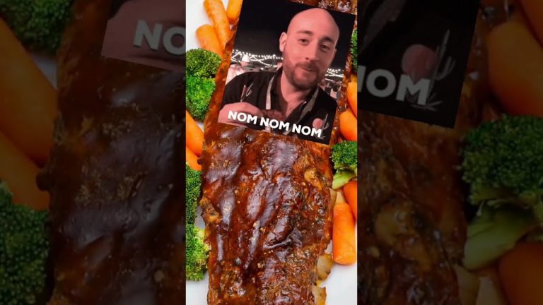 Fall-of-the-bone BBQ Baby Back ribs! #shorts #memorialday #ribs