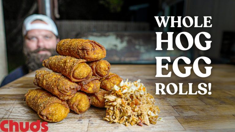 Whole Hog Egg Rolls! | Chuds BBQ