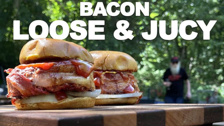 Bacon Loose & Juicy BURGER | Recipe | BBQ Pit Boys