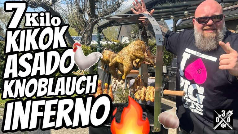7 kg ASADO Knoblauch Chicken Inferno für den Mädelsabend – 030 BBQ