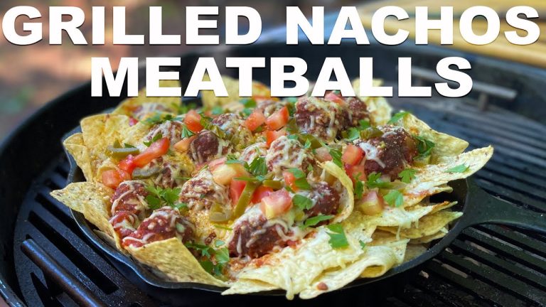 GRILLED NACHOS MEATBALLS  | Recipe | BBQ Pit Boys