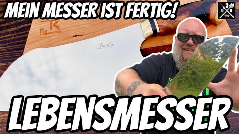 Von Hand geschmiedet – Mein Messer ist jetzt fertig – Vlog – 030 BBQ