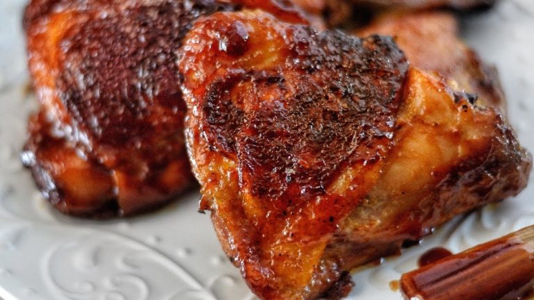 THE BEST OVEN BAKED BBQ CHICKEN RECIPE! | SERIOUSLY IT’S BOMB!