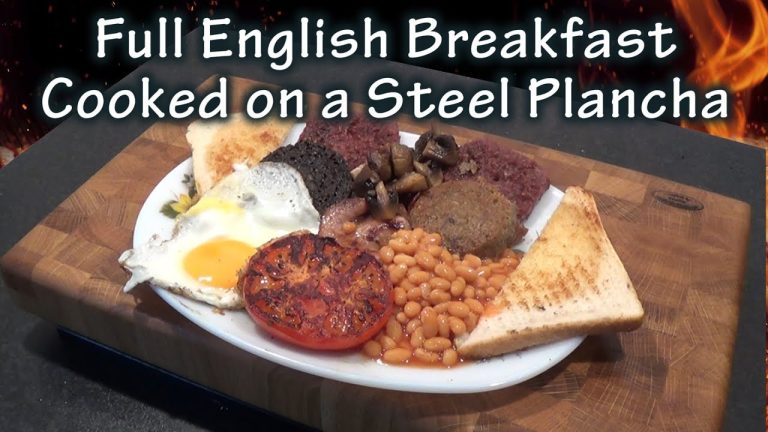 Full English Breakfast cooked on a Steel Plancha by The BBQ Chef