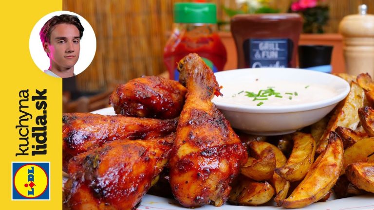 BBQ kuracie stehná s americkými zemiakmi a dresingom 🍗 | Viktor Nagy | Kuchyňa Lidla