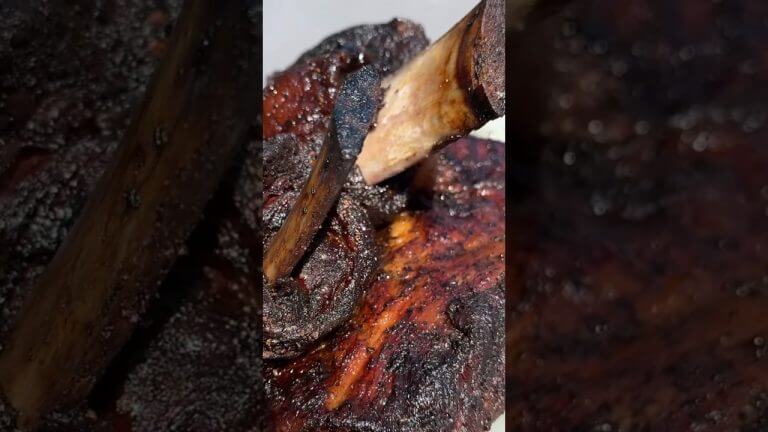 Smoked Short Ribs 🍭 and briskets #bbq #weekend