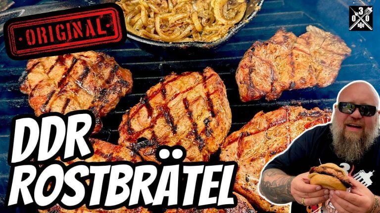 ROSTBRÄTEL DDR Klassiker aus Thüringen I Nackensteaks von der Kohle – 030 BBQ