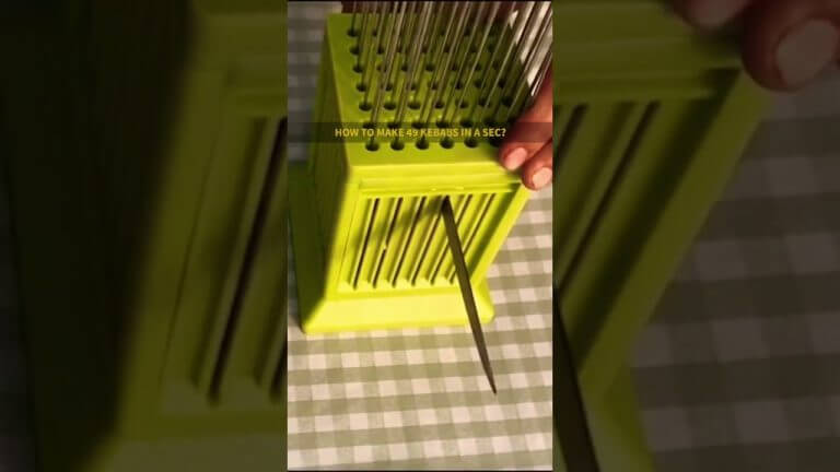 7 Seconds Kebab BBQ Skewer Maker | Genius Kabob Maker: This Meat Slicer is a Game-Changer!