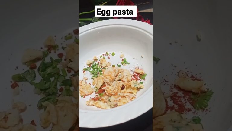egg pasta recipe 😍♥️ | cooking recipes | #ytshorts #viral #ytshortsvideo #foodshorts #shorts