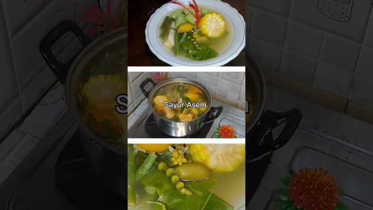 Cooking Recipes ‼️ Resep Sayur Asem #shortsfeed #shortsvideo