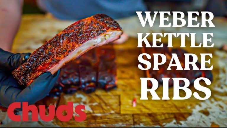 Pork Spare Ribs on the Weber Kettle! | Chuds BBQ