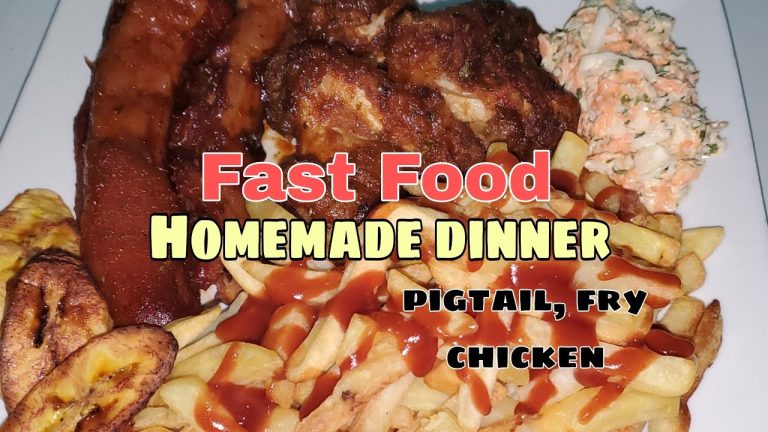 Cook with me/BBQ pigtail & Chicken/Dinner for 6/ Homemade cooking/ Caribbean life 2023