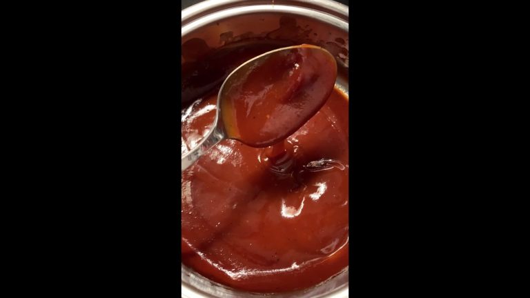 SALSA BBQ FATTA IN CASA: ricetta facilissima! #shorts