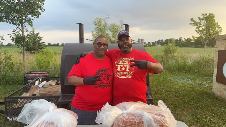 T&T BBQ is going live! BBQ,Bourbon,& Blues & TNT BBQ smoking 80 slabs of ribs