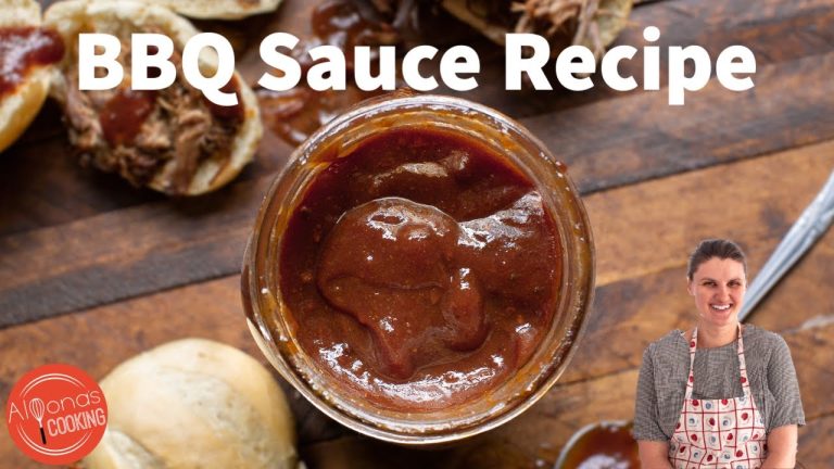 How to make BBQ Sauce Recipe for canning