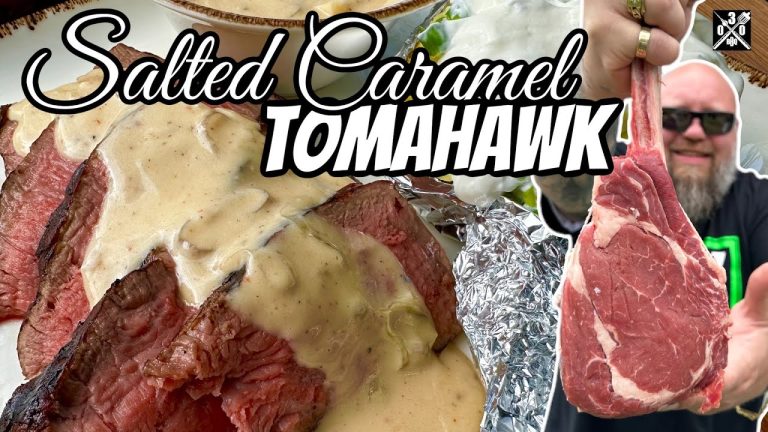 Salted Caramel Tomahawk Steak pikant – 030 BBQ
