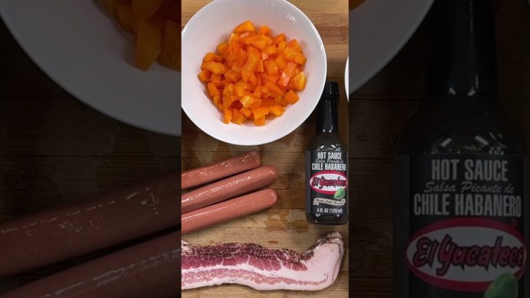 Memphis Dogs | Memphis Style BBQ Hot Dogs Ft. El Yucateco Black Homemade BBQ Sauce Recipe #Shorts